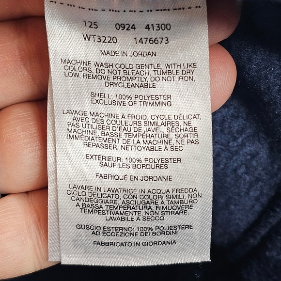 Columbia Steens Mountain Men's Jacket 3XT Blue Fleece Full Zip - Picture 6 of 9